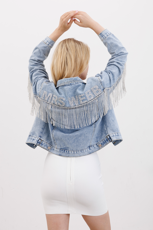 Rhinestone Fringe Jacket