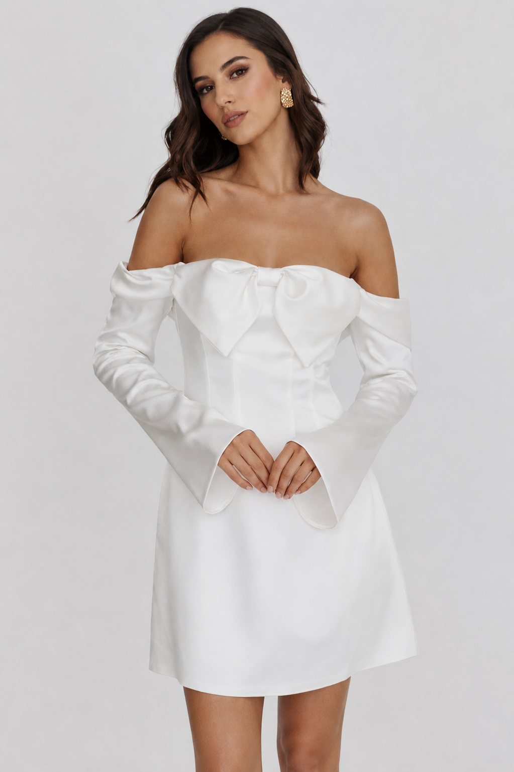 Bow Little White Dress
