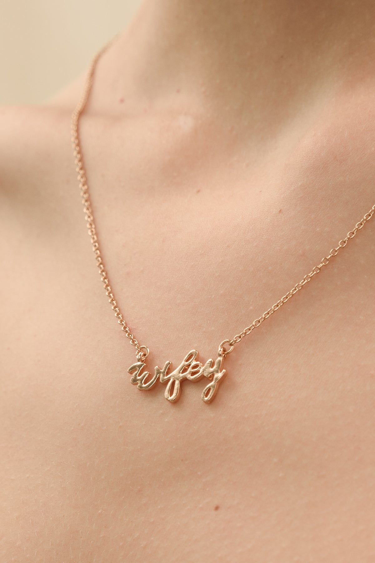 Wifey Necklace (DISCONTINUED)