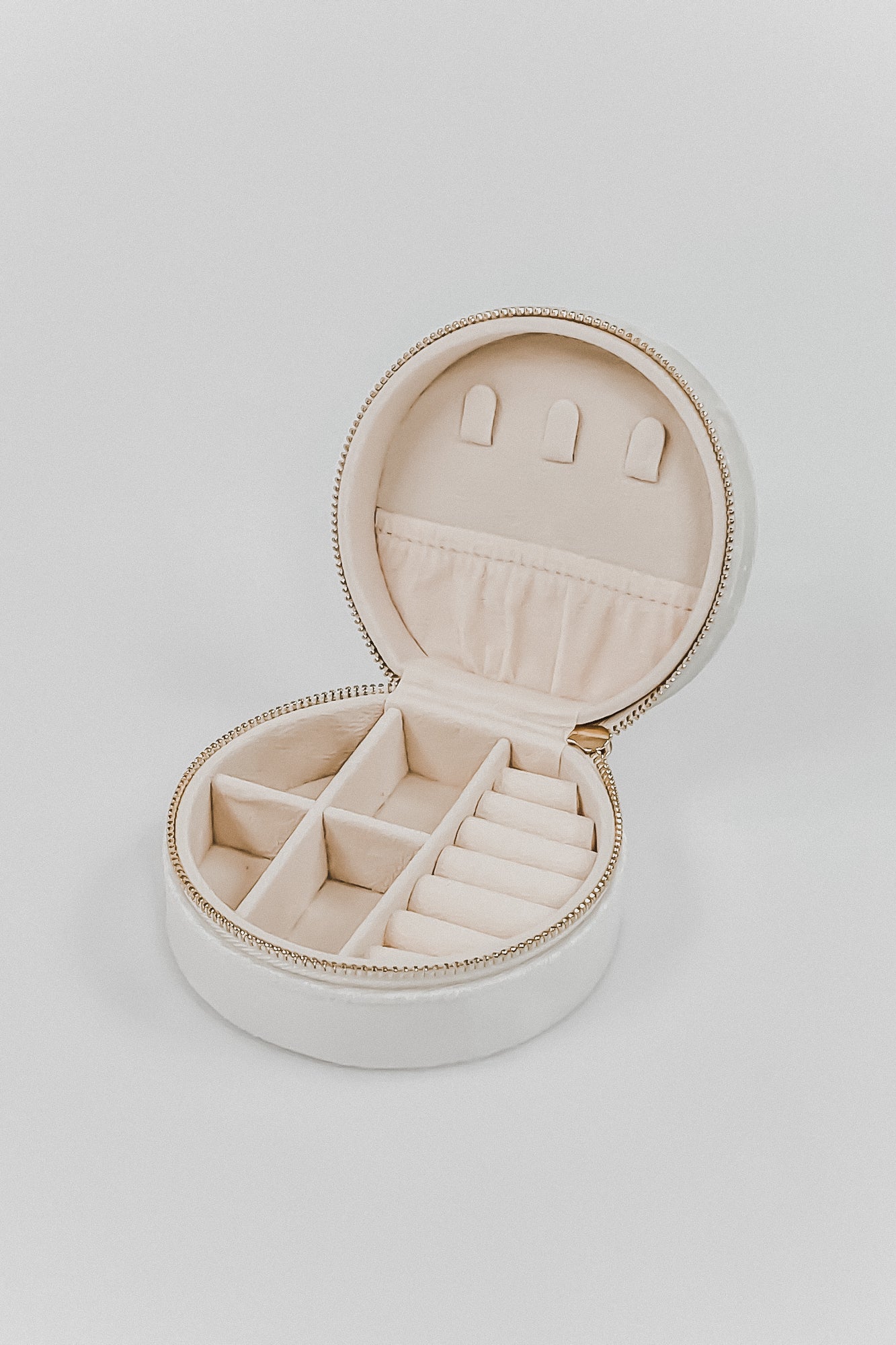 Velvet Travel Jewelry Box