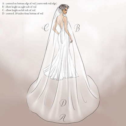 V021 Pleated Veil