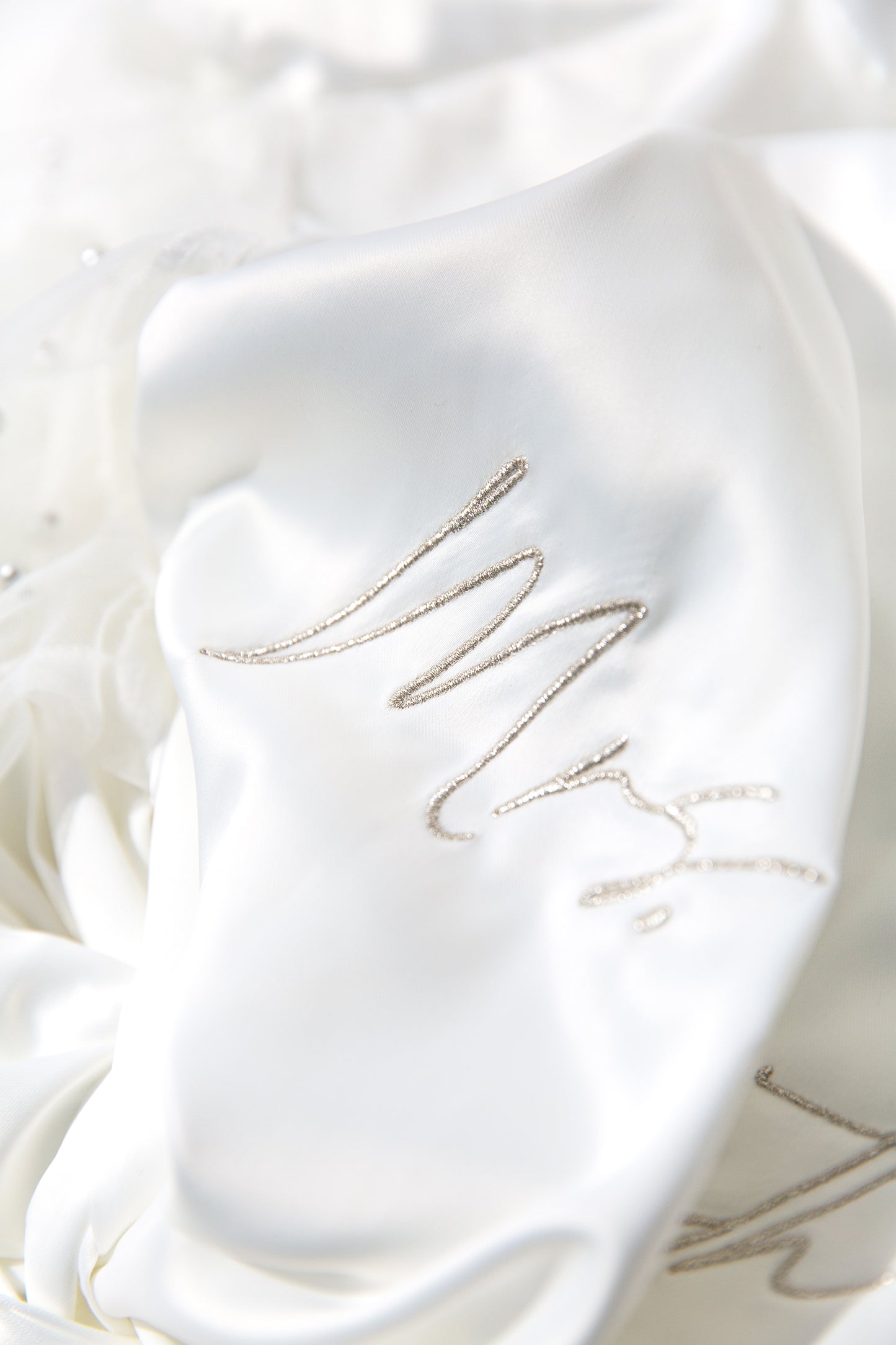 Feather Sleeve Bridal Robe