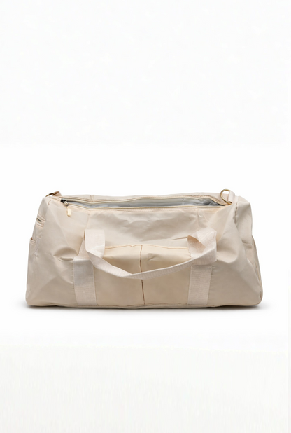 Beige Duffel Bags
