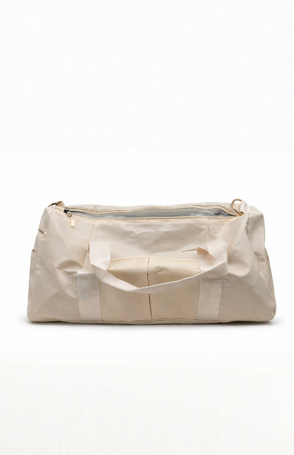 Beige Duffel Bags