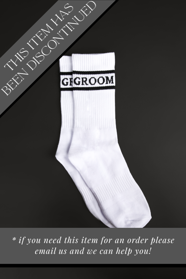 Pack of 5 Pairs GROOM Tube Socks (DISCONTINUED)
