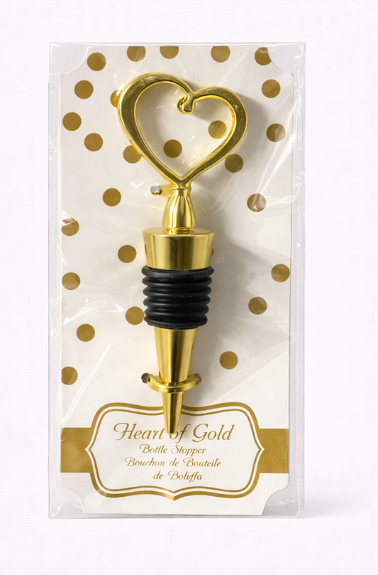 Heart-Shaped Wine Stoppers