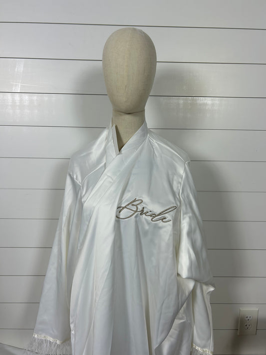 Feather Sleeve Robe