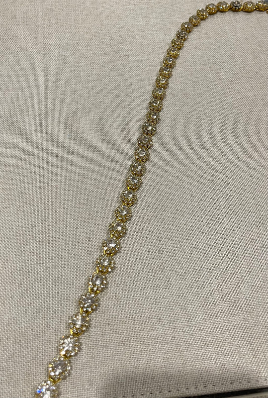 Gold belt, Satin ties