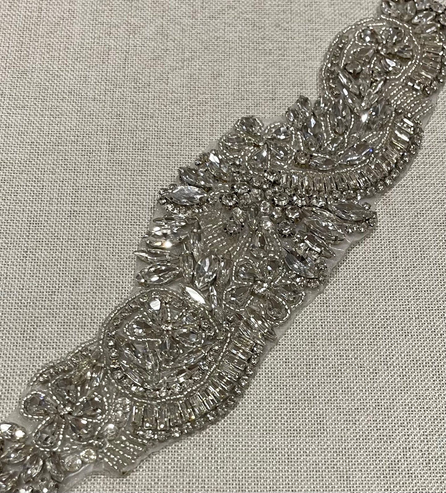 Silver belt, Satin Ties