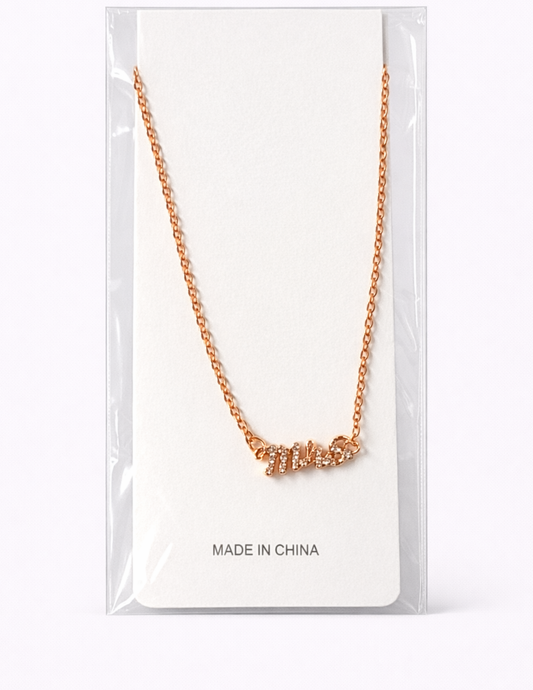 Mrs. Necklace, Rose Gold
