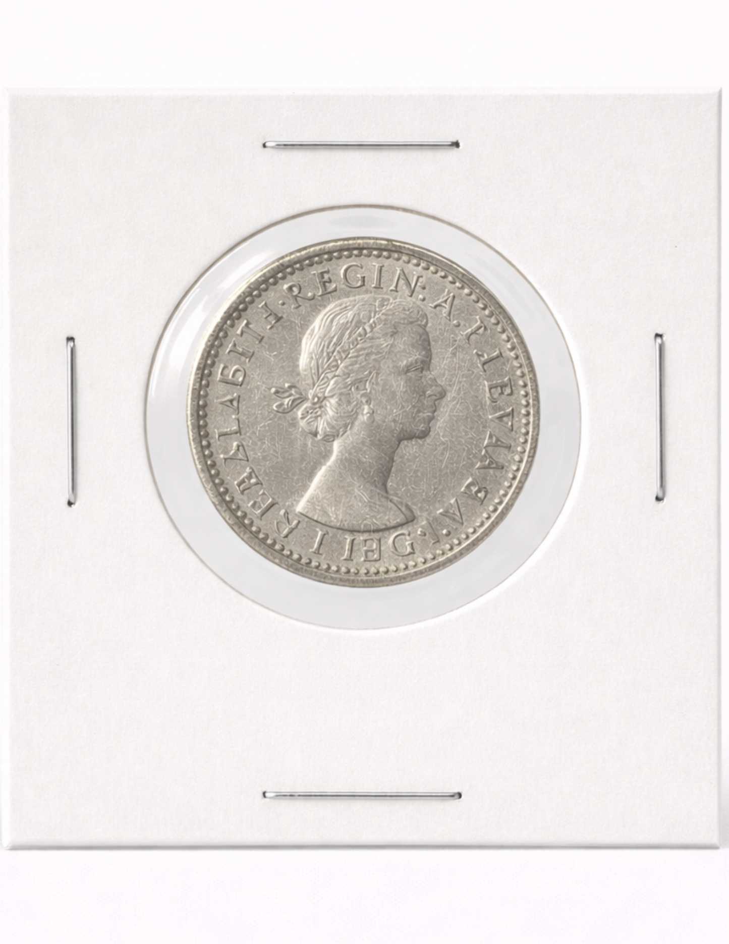 Pack of 10 Sixpence Coins in Holders