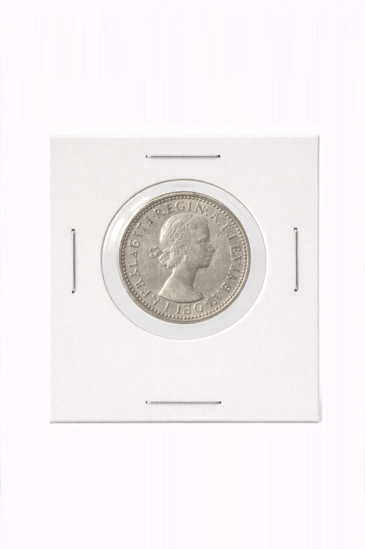 Pack of 10 Sixpence Coins in Holders