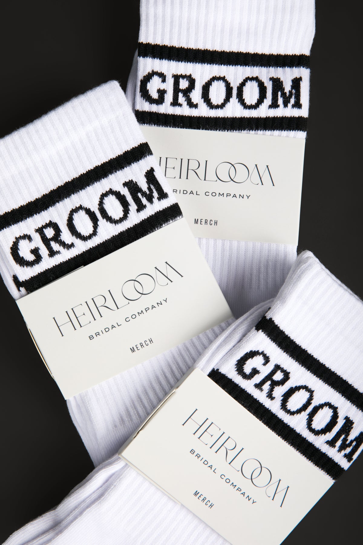Pack of 5 Pairs GROOM Tube Socks (DISCONTINUED)