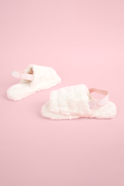 Pack of 2 Pairs Slingback Bride Slippers