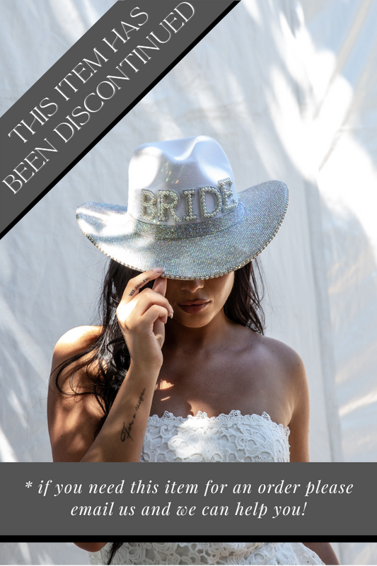 Luxe Bride Cowgirl Hat (DISCONTINUED)