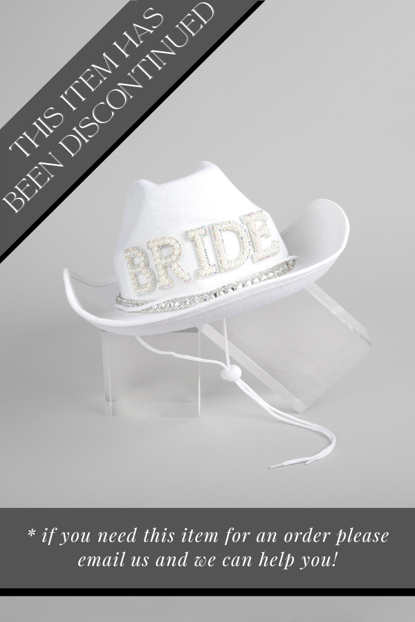 Bride Cowgirl Hat (DISCONTINUED)