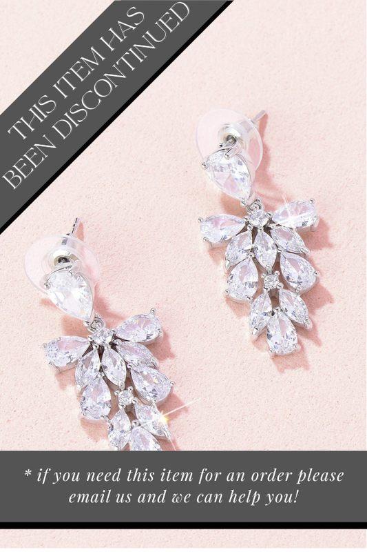 Mara CZ Drop Earrings E022 (DISCONTINUED)