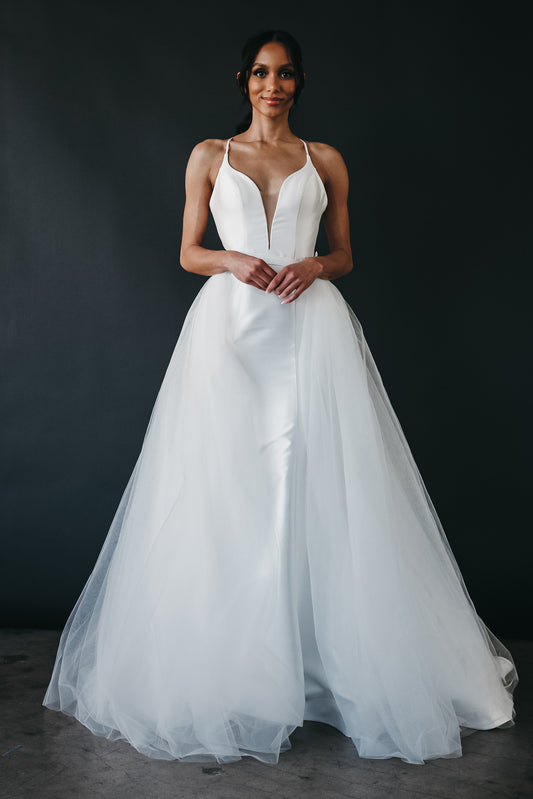 Brynlee Overskirt Glitter Tulle - Full Wrap