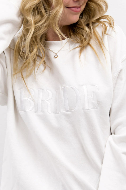 BRIDE Embroidered Sweatshirt
