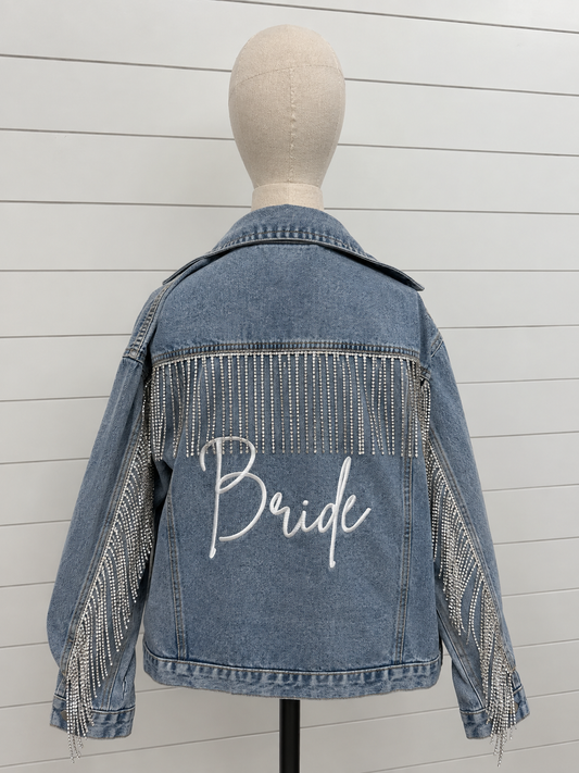 Rhinestone Fringe Jacket