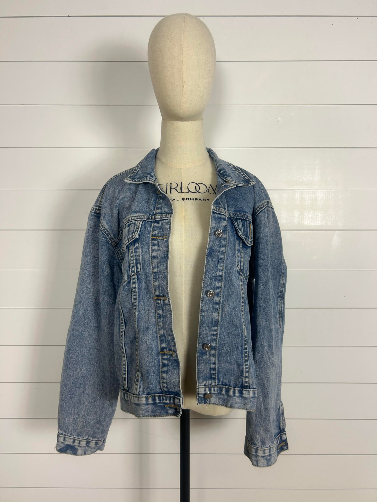 Plain Classic Blue Denim Jacket