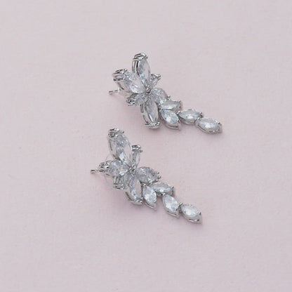 Hunter CZ Drop Earrings E016