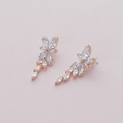 Hunter CZ Drop Earrings E016