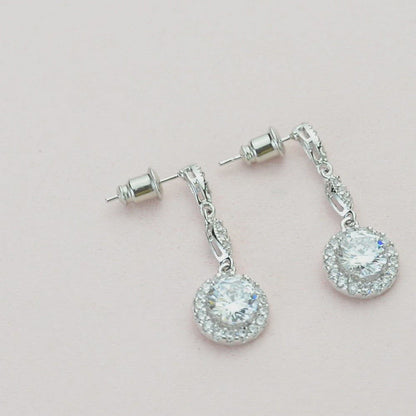 Vivienne CZ Drop Earrings E010