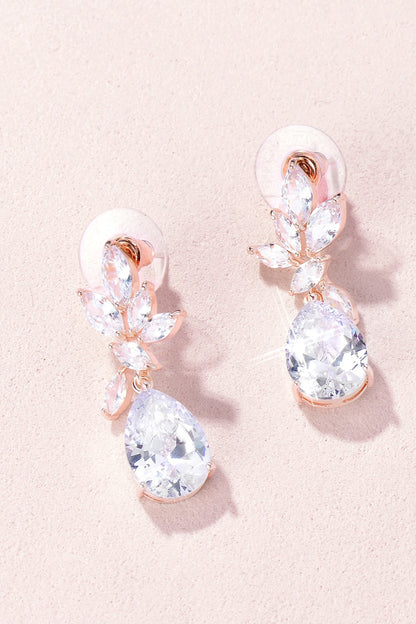 Billie CZ Drop Earrings E019