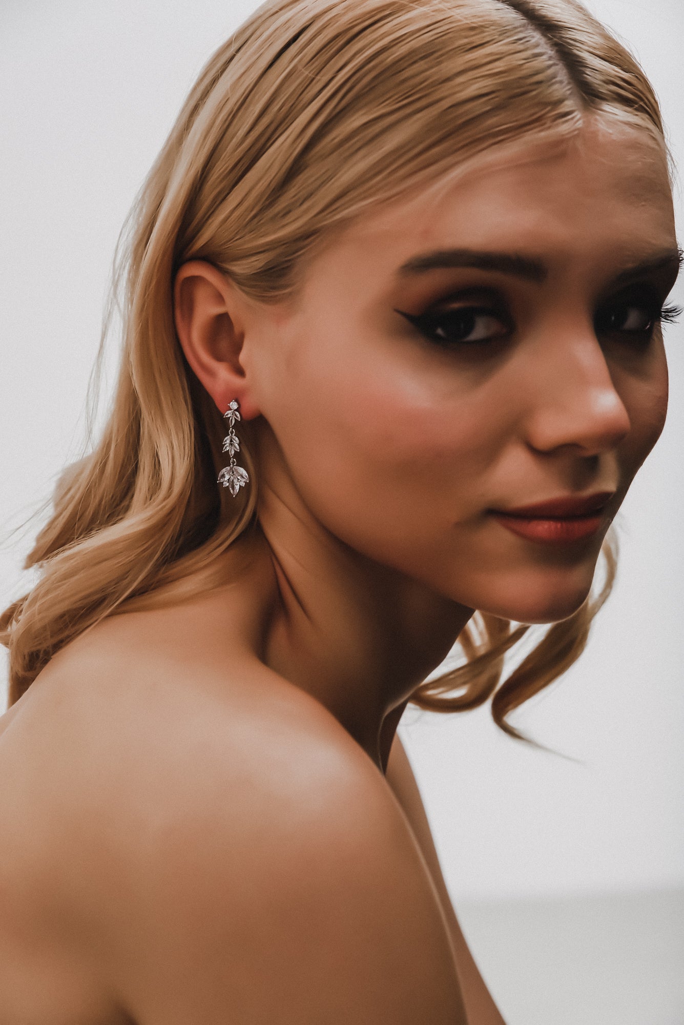 Ruby Earrings E048