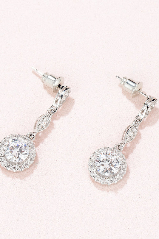 Vivienne CZ Drop Earrings E010