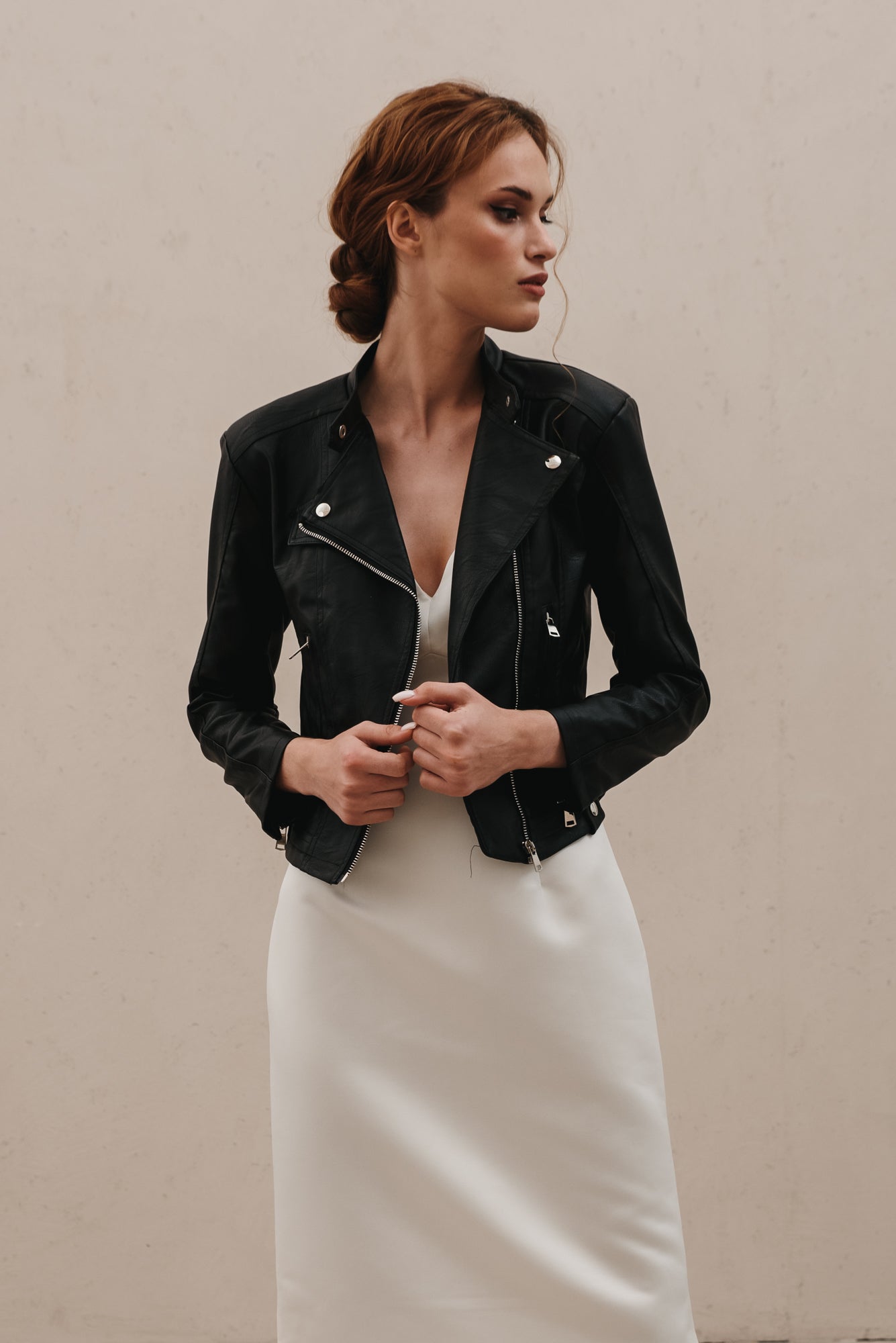 Til Death Botanical Leather Jacket
