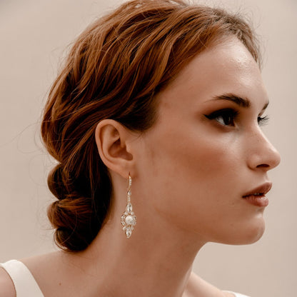Vintage Pearl Earrings - E063