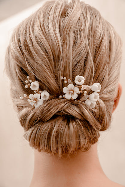 Porcelain Hair Pieces
