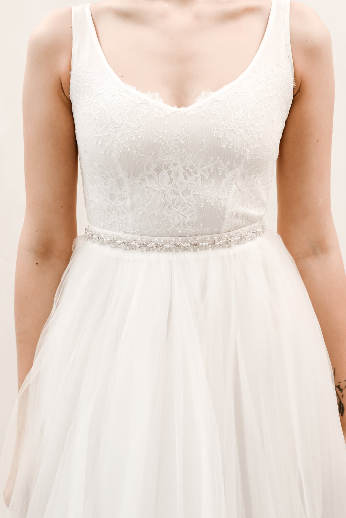 Indie Crystal and Pearl Belt B039
