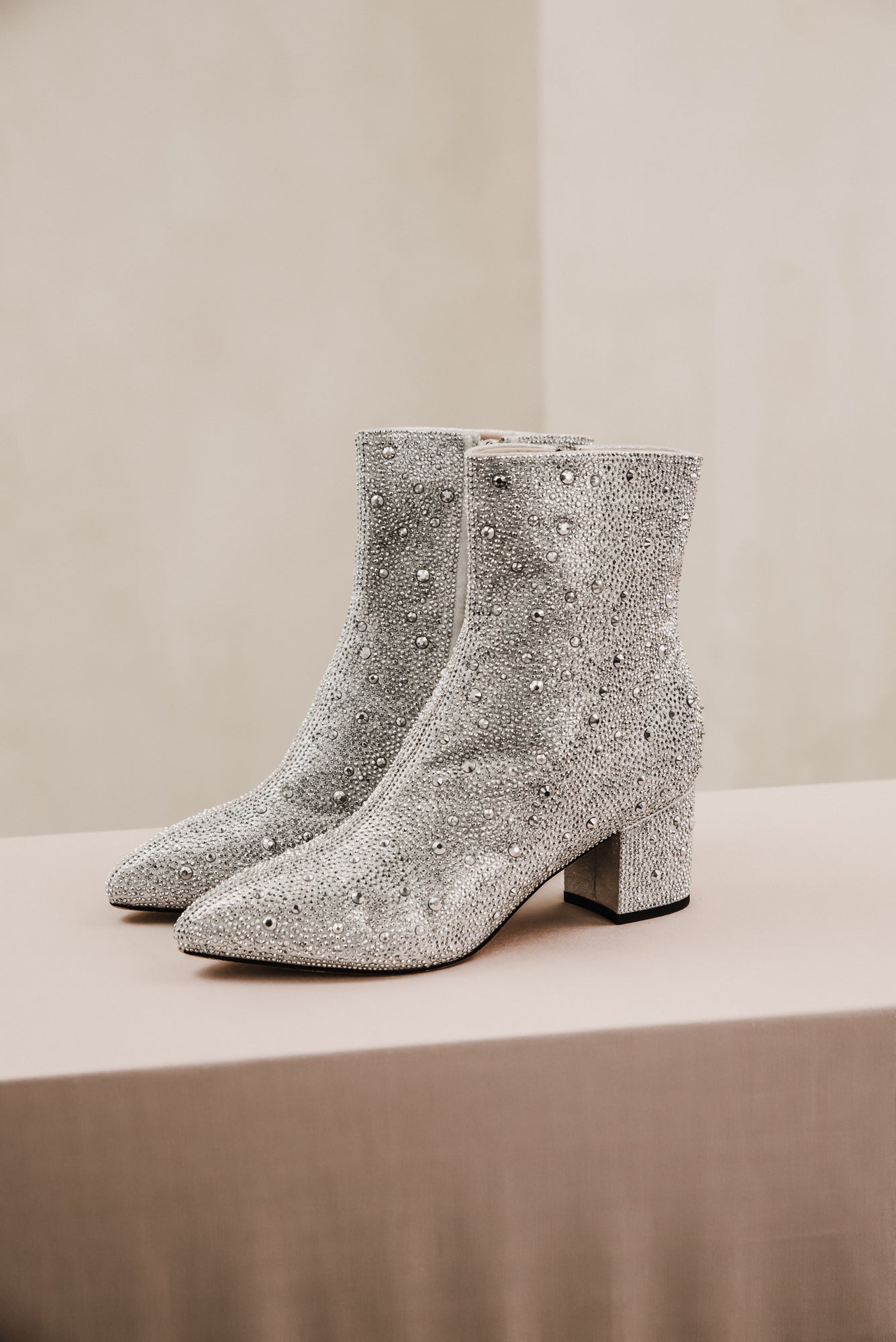 Glitter Boots - Silver