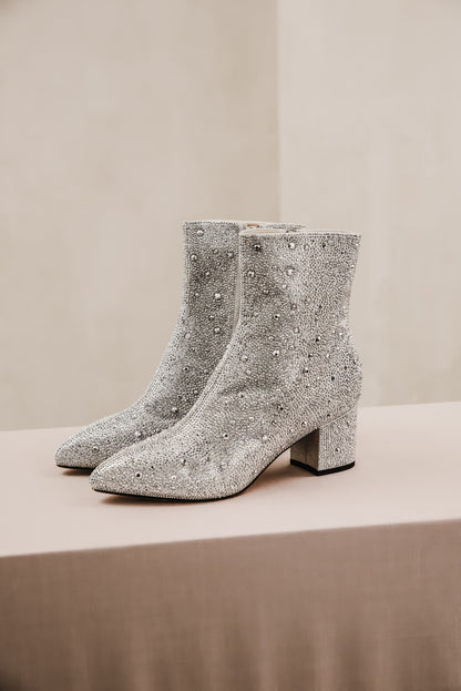Glitter Boots - Silver