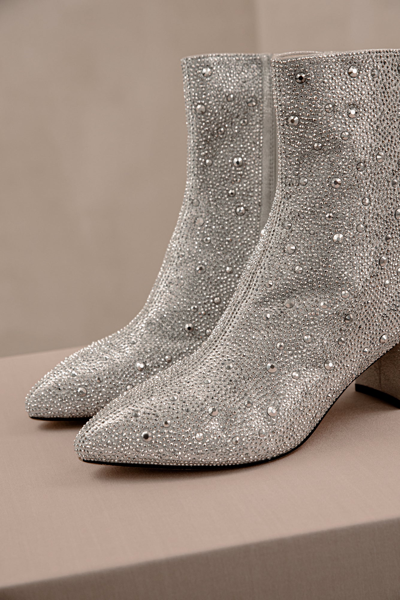 Glitter Boots - Silver