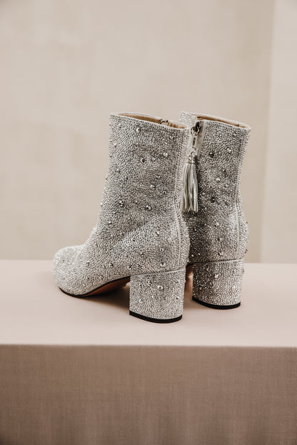 Glitter Boots - Silver
