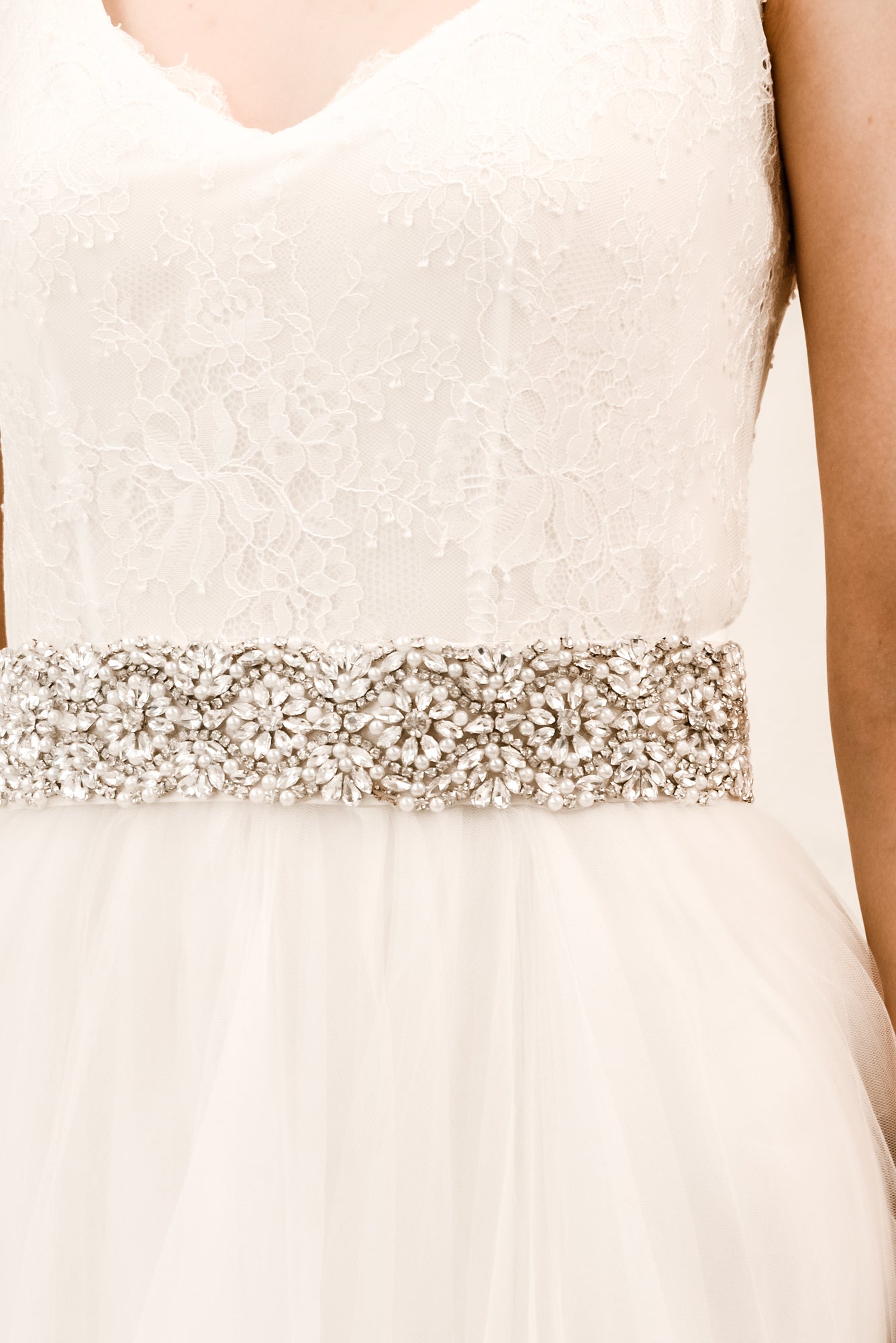 Beatrice Rhinestone Belt B009S