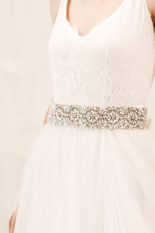 Beatrice Rhinestone Belt B009S
