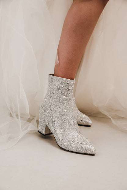 Glitter Boots - Silver