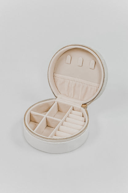 Velvet Travel Jewelry Box