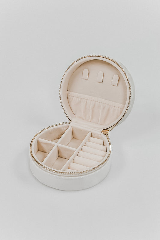 Velvet Travel Jewelry Box