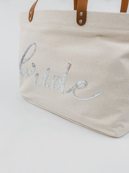 Oversized Bride Tote Bag