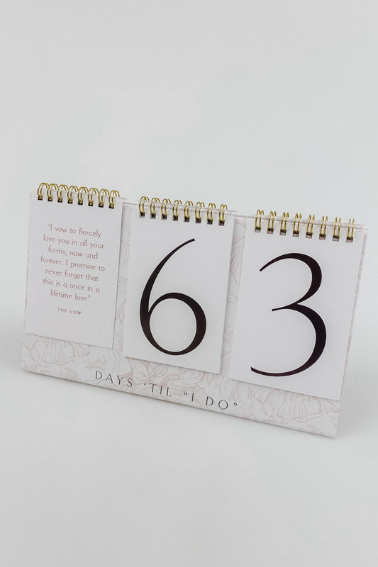 Wedding Countdown Calendar