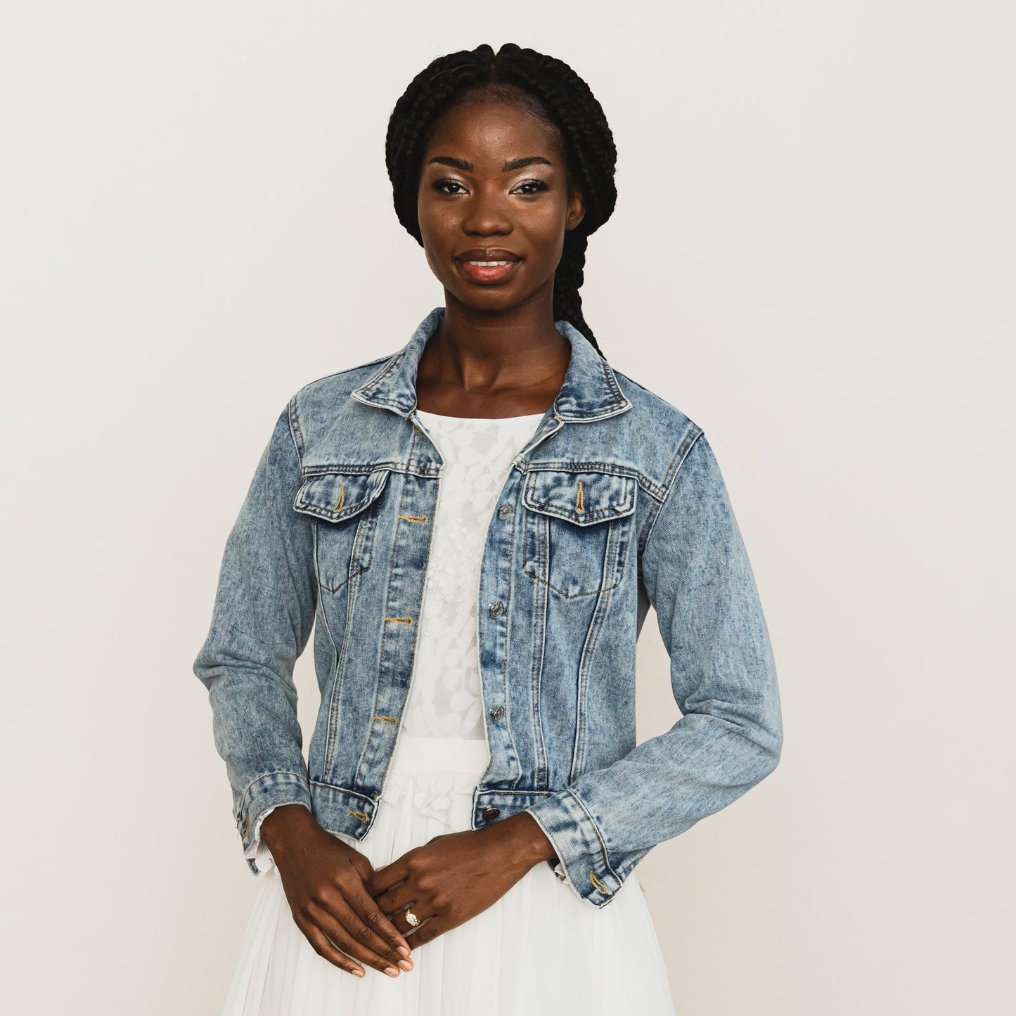 Lucky in Love Denim Jacket for Brides