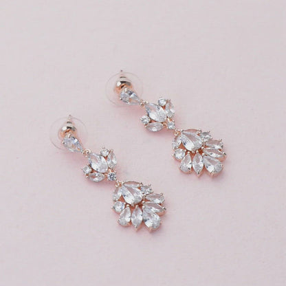 Lucy CZ Drop Earrings E023